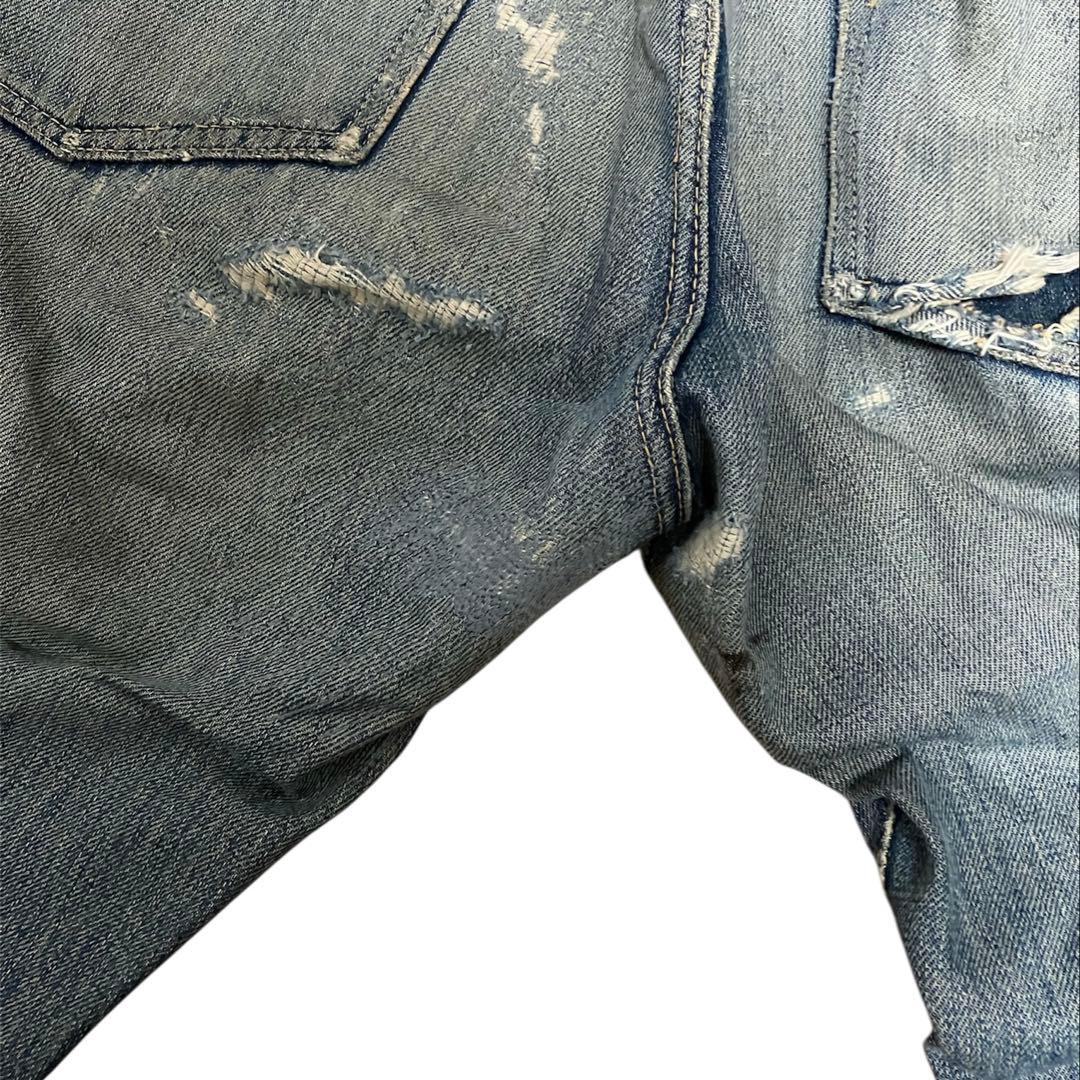 激*売様 リーバイス　501ZXX ヴィンテージ　デニムパンツ　リペア多数