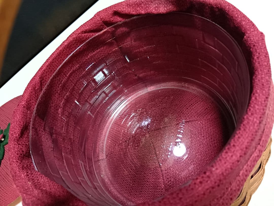 ロンガバーガーバスケット　クリスマスバスケット　アンティーク　かご