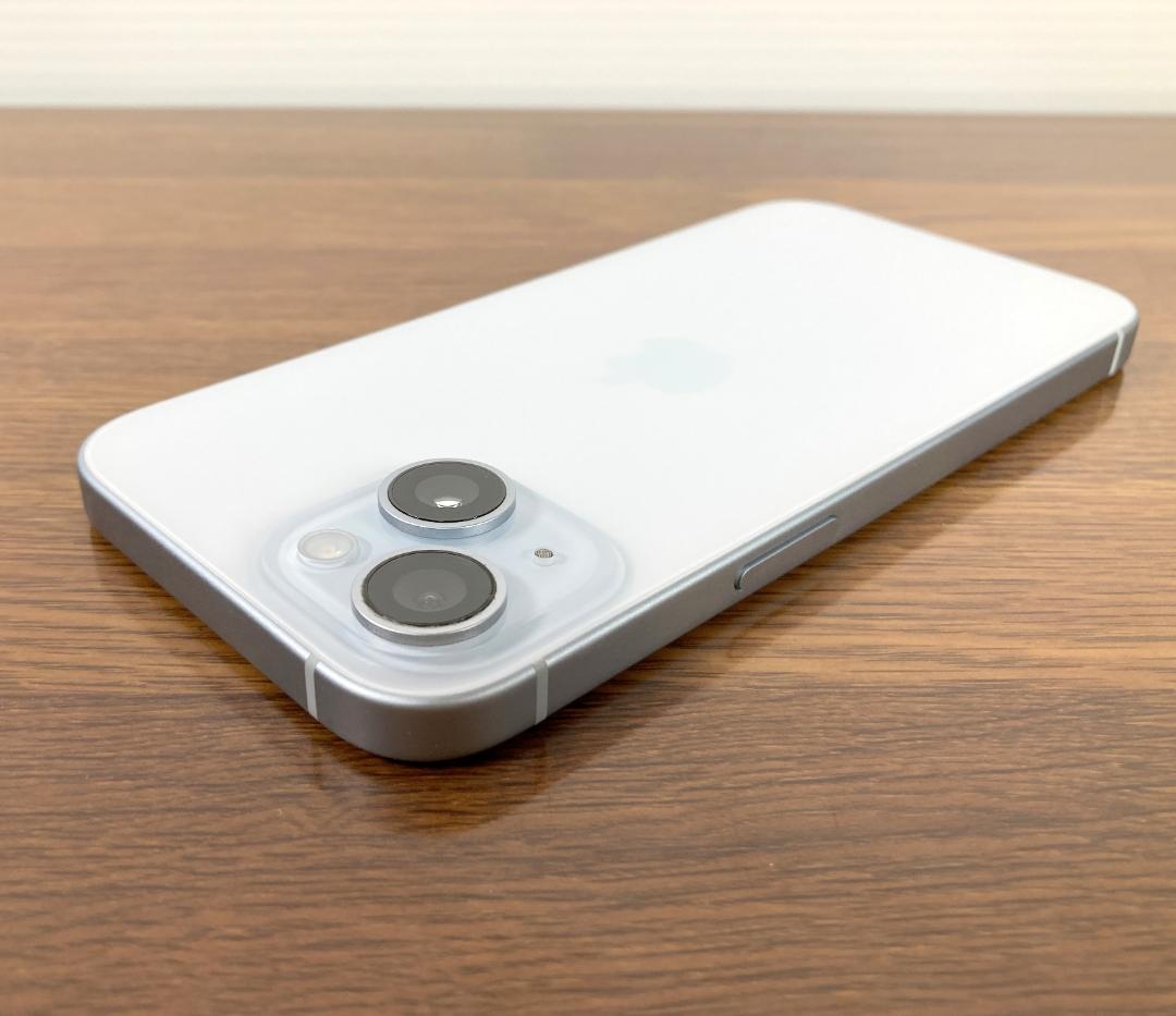 スマートフォン本体 Apple iPhone15 Blue 128GB 100%