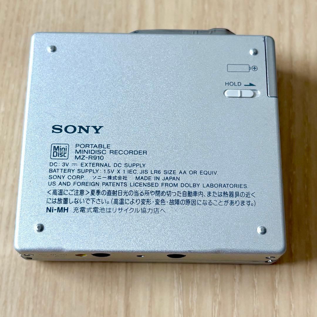 SONY MZ-R910 TYPE-R ポータブルMDプレーヤー