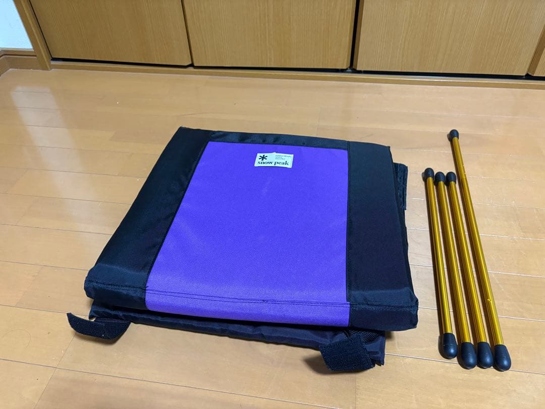 2脚セット　スノーピーク　ロールアップチェア　廃盤品