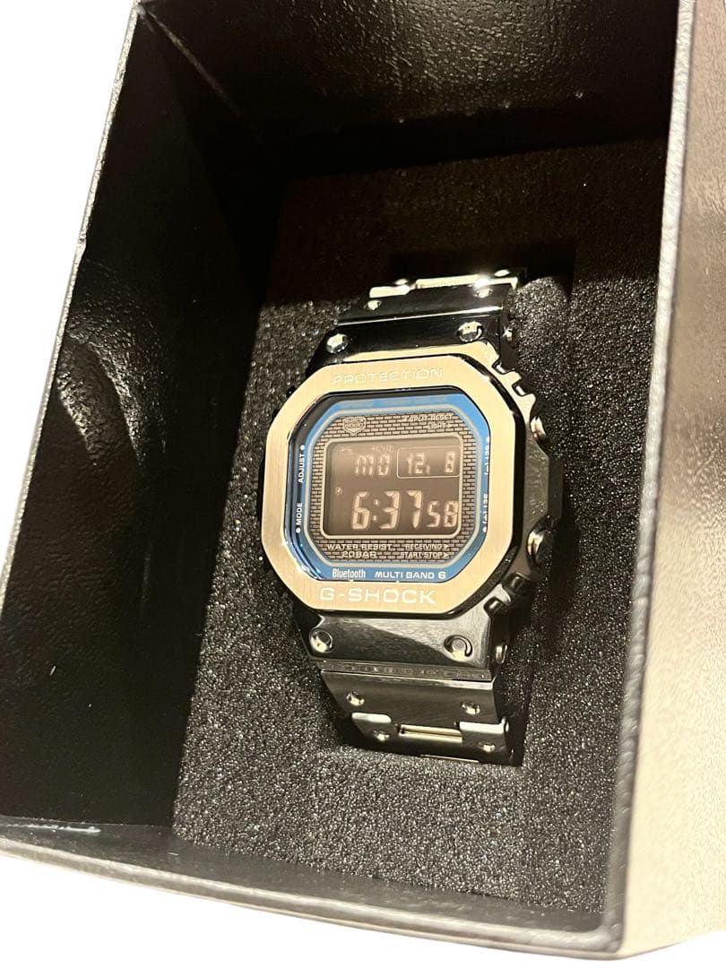 GMW-B5000D-2JF　シルバーフルメタル メタリックブルー