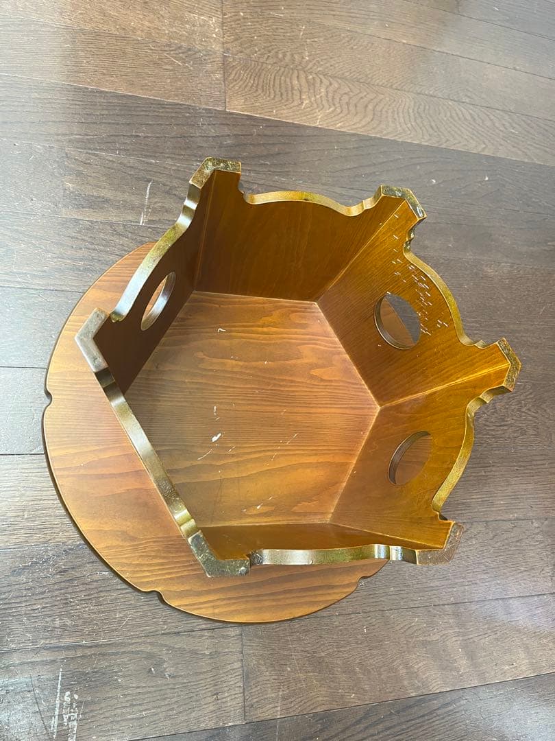 韓国のお膳台　台付盆