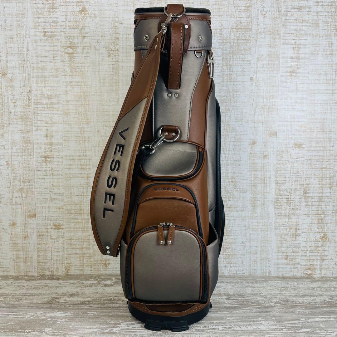【美品】VESSEL APX Staff ベゼル　シンセティック　キャディバッグ