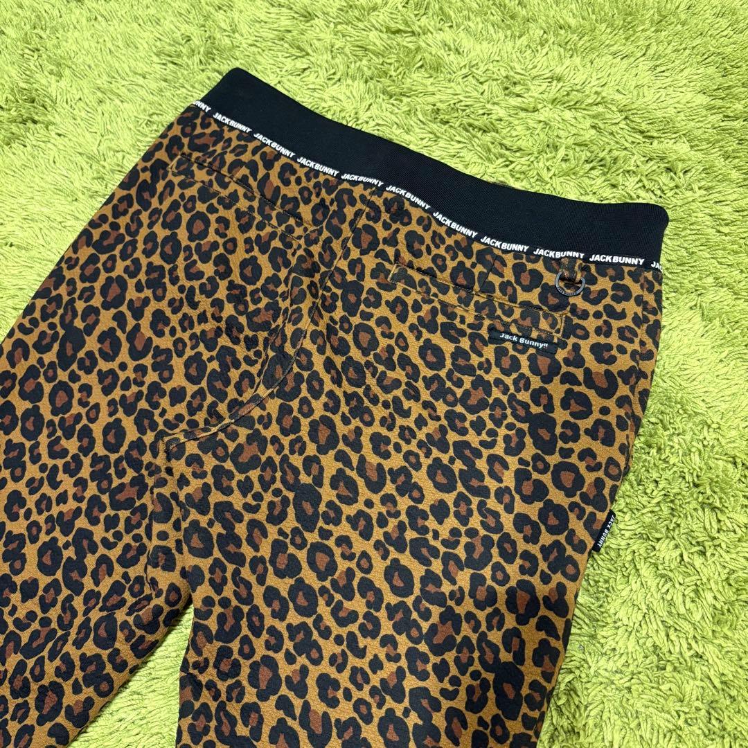 ジャックバニー Jack Bunny!! ジョガーパンツ レオパード サイズ5