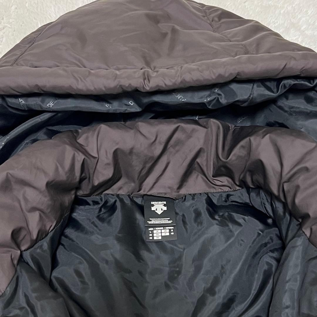 デサント　スーパーロングダウンコート　フード付き ベンチコート　防寒