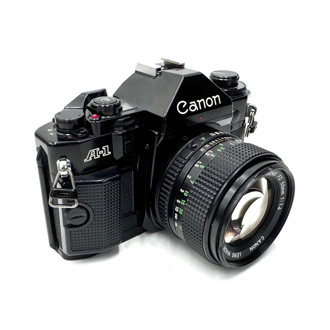 希少元箱付きCanon キャノン A-1 NEW FD 50mm f1.4