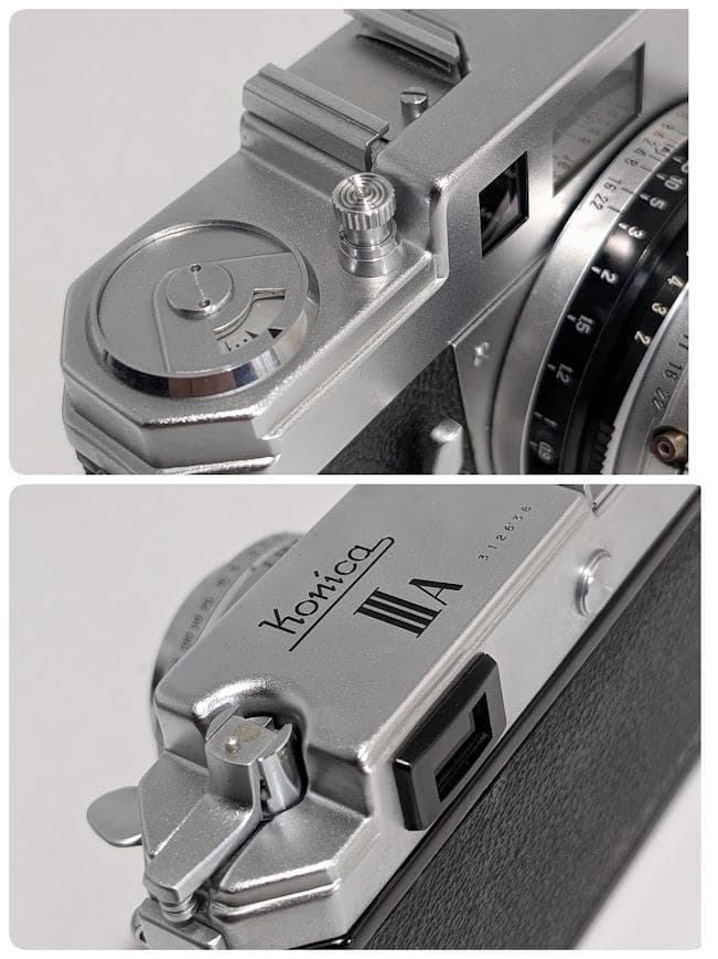 KONICA ⅢA 48mm F/2レンズ レンジファインダーフィルムカメラ