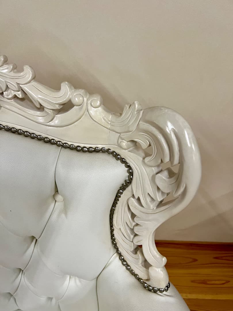 ひとり掛け　猫足レザーソファー　送料無料‼︎