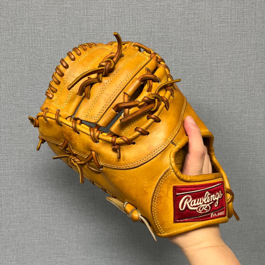 1045 ローリングス DEARHAND キップレザー 硬式ファーストミット 左