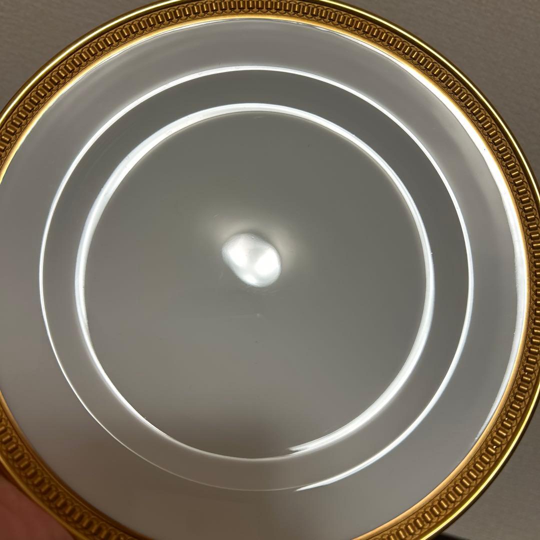 大倉陶園　クラウン　エンボス　デザートプレート　　20cm