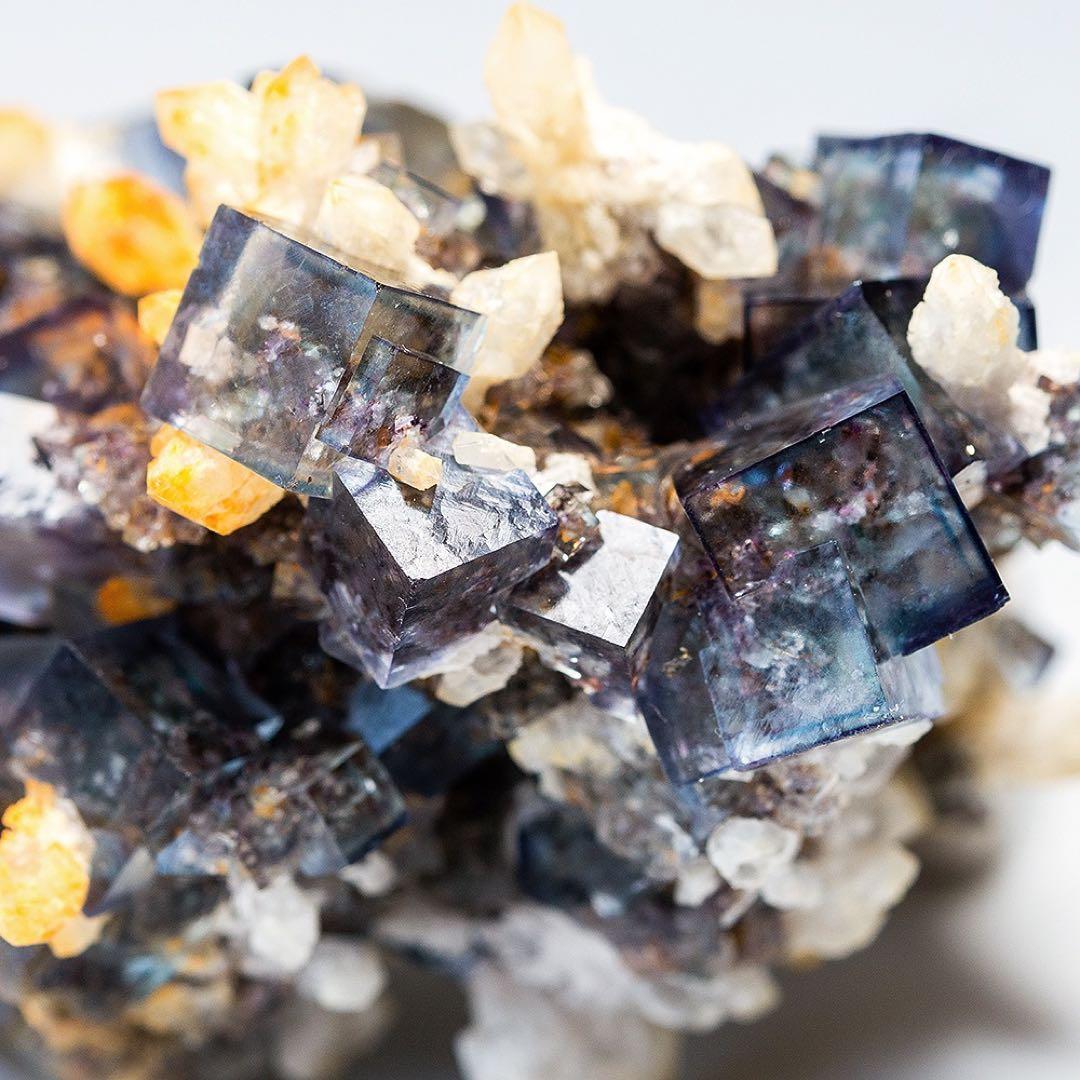 フローライト 蛍石 ナミビア オコルス 天然石 原石 鉱物標本 鉱石 F1