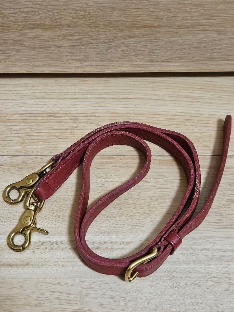 オールドコーチ レザー 赤 ショルダーバッグ willis 9927