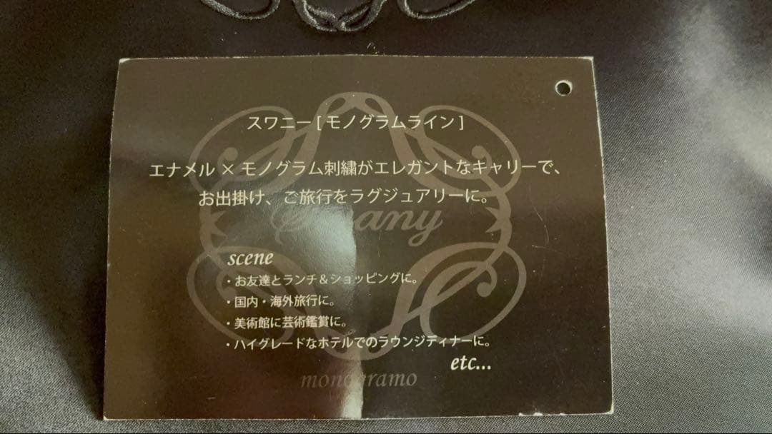 SWANY キャリーバッグ ショッピングカート ウォーキングバッグ 黒