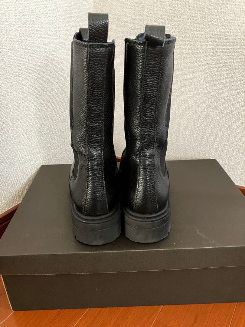 【CARMEN SALAS 】サイドゴアブーツ 39 黒