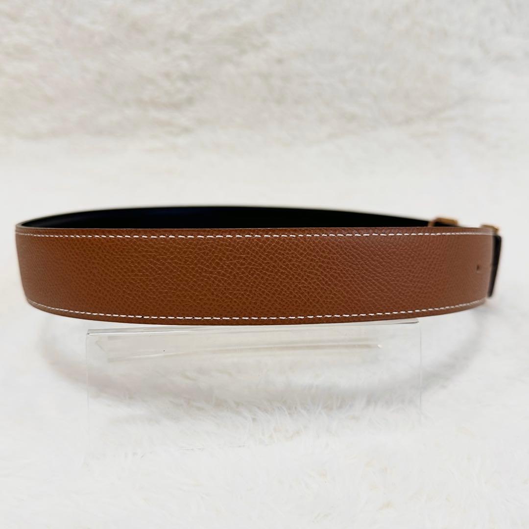 HERMES エルメス コンスタンス ベルト Ｈロゴ レディース ブラウン 65
