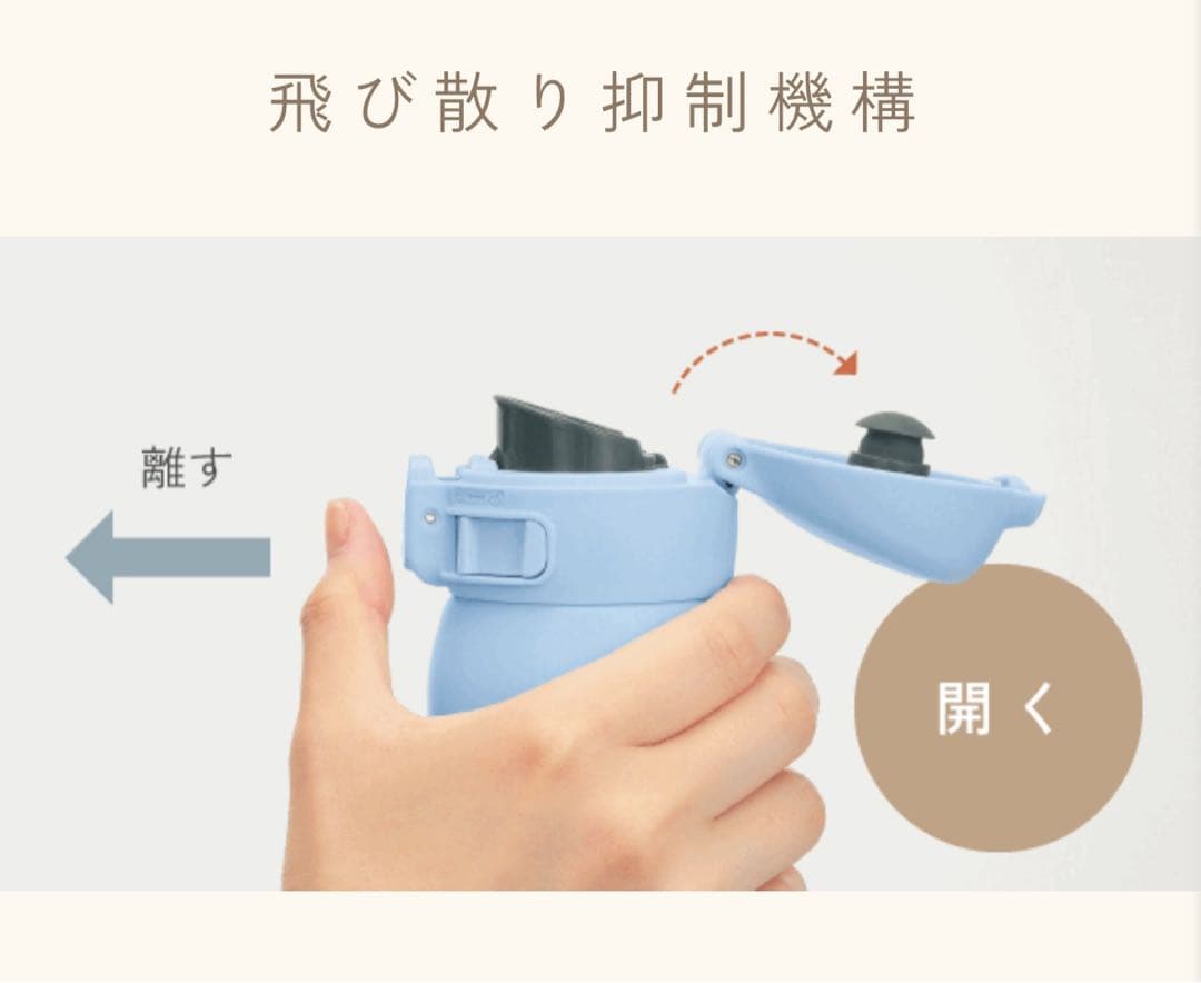 【新品・限定】アンパンマン象印　マグ 水筒 480ml ホワイト　ミュージアム