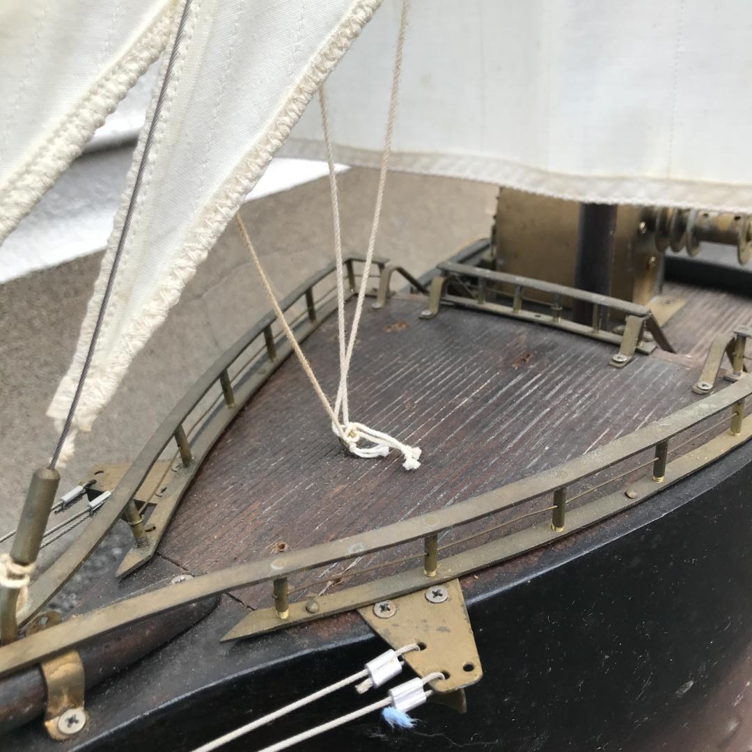 超レア！！　大型帆船　置物　0023