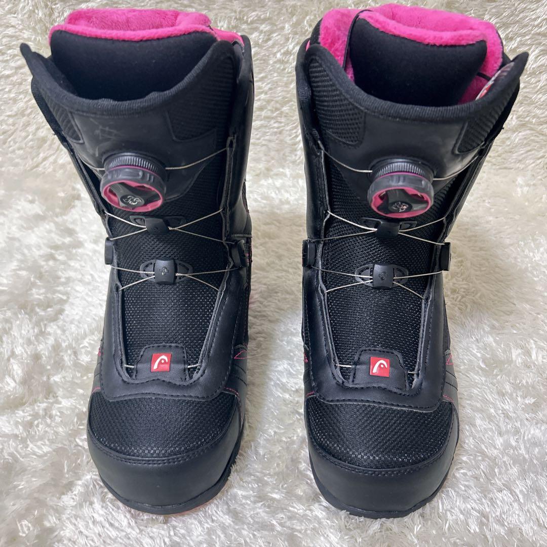 【極美品】HEAD スノーボードブーツ　24cm BOA ヘッド　スノボブーツ