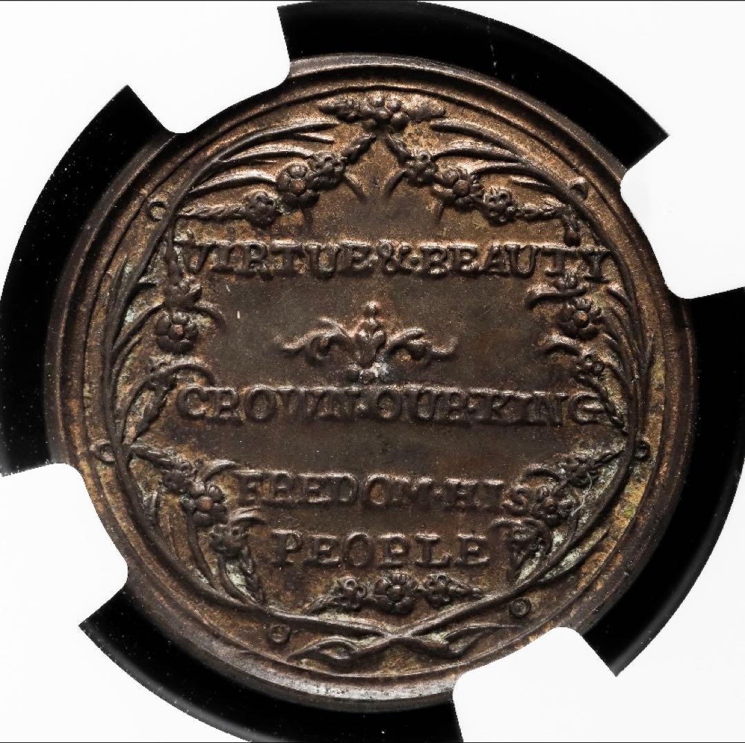 TOP POP⁉️ 1761年 ジョージ3世戴冠式メダル BHM47