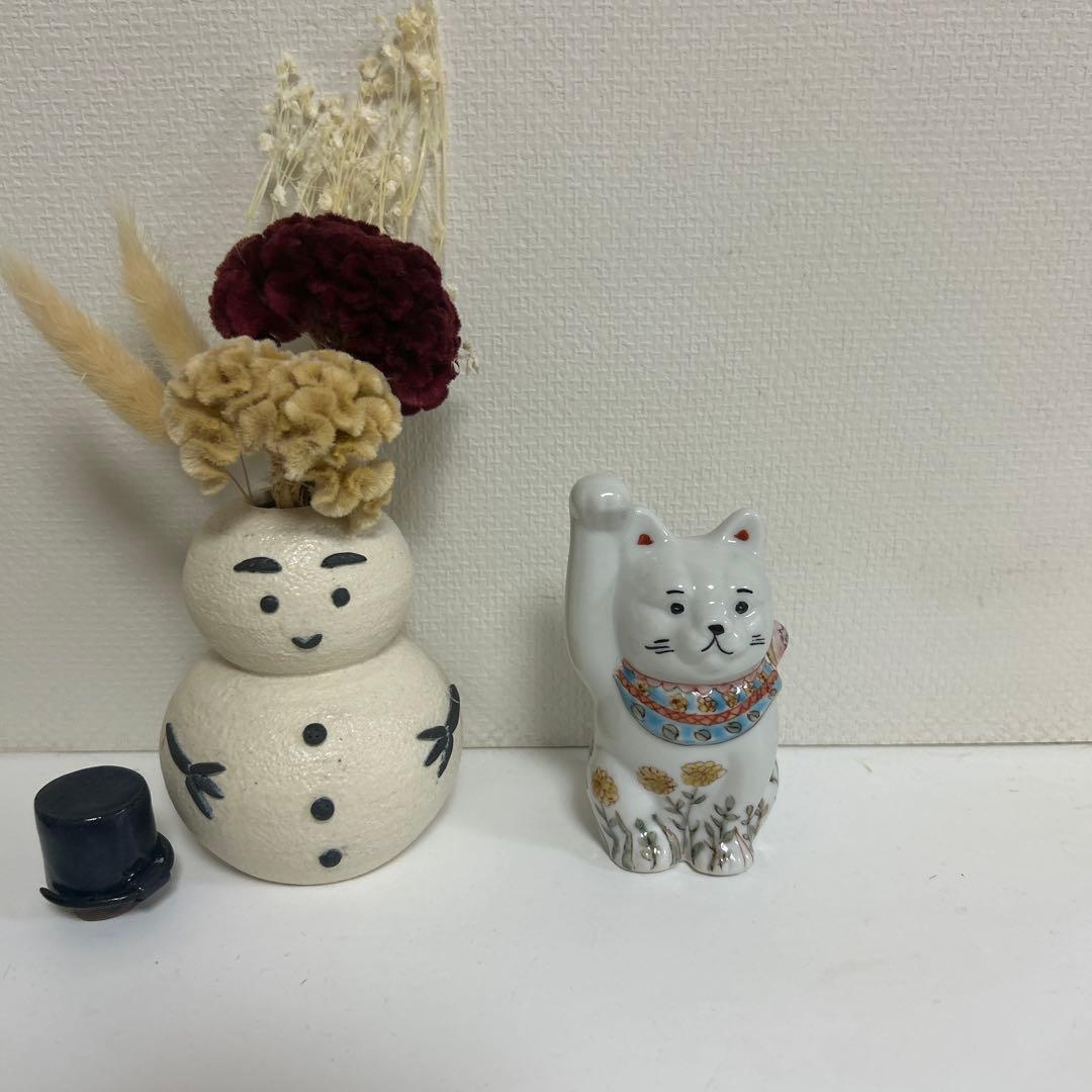 作家　陶芸作家　招き猫？　招き犬？　　縁起物　金運