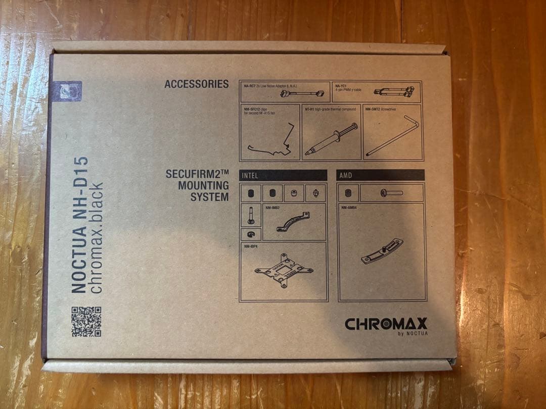 Noctua NH-D15 chromax.black 動作確認済