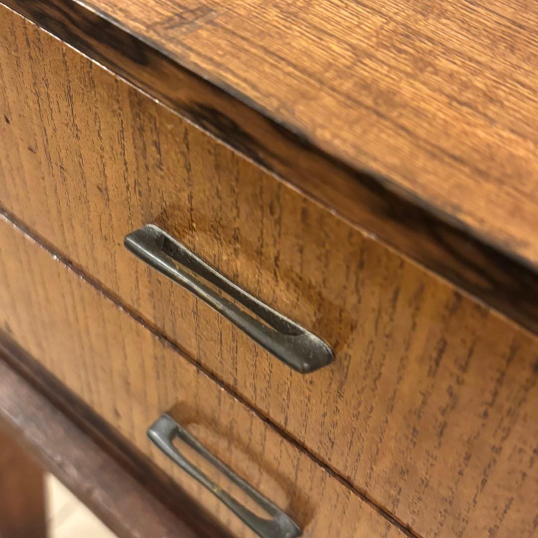 無印　古道具　小さめ引き出し棚　アンティーク棚