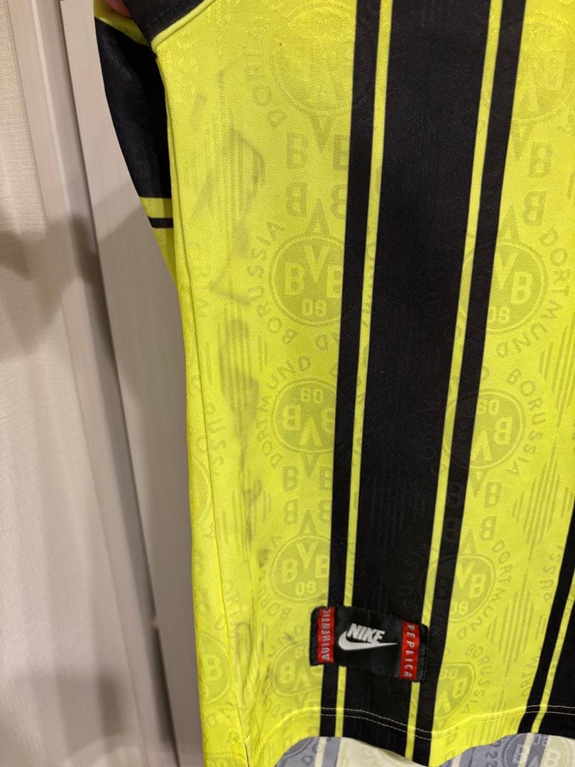 ボルシアドルトムント　96-97 CUP戦　ホームユニフォーム　Nike 長袖