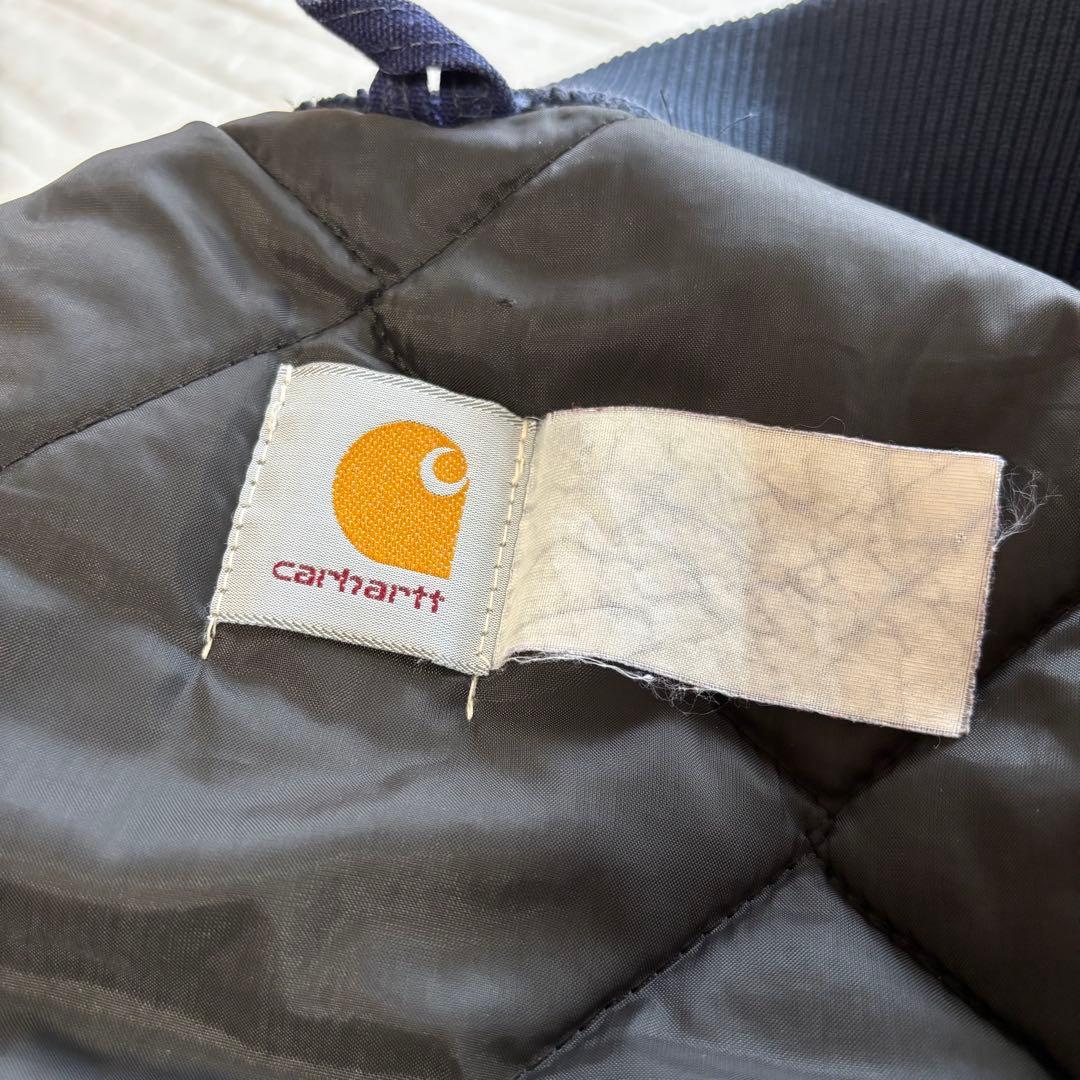 90's カーハート ベスト ネイビー ナス紺 フェード M ステューシー