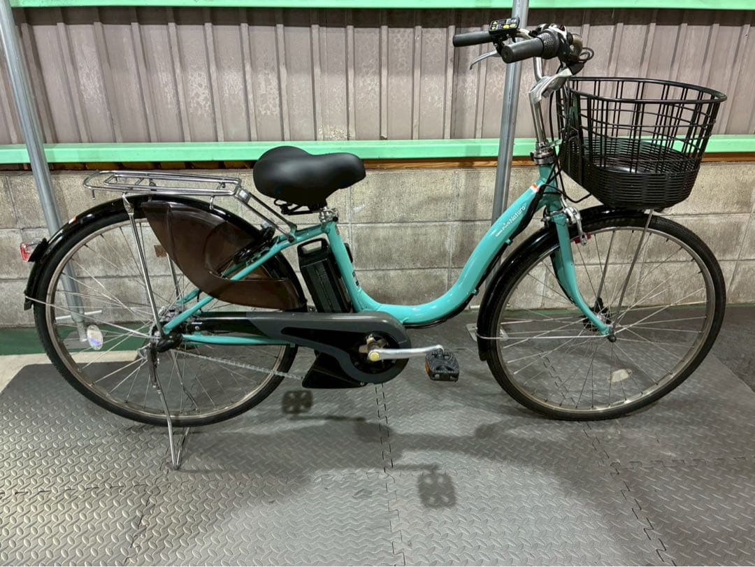№3711 電動自転車　ヤマハ　パスナチュラ 26インチ ミントグリーン