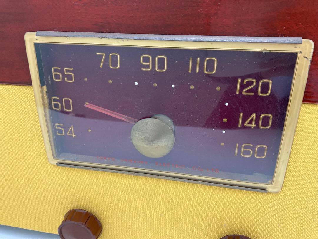 【稼働品✨】 Toshiba 東芝 マツダ　真空管ラジオ 昭和レトロ　激レア美品