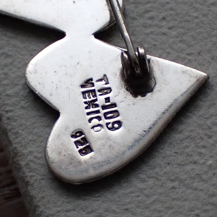 ヴィンテージ メキシコ製 シルバー925 4種のトランプのマーク ブローチ