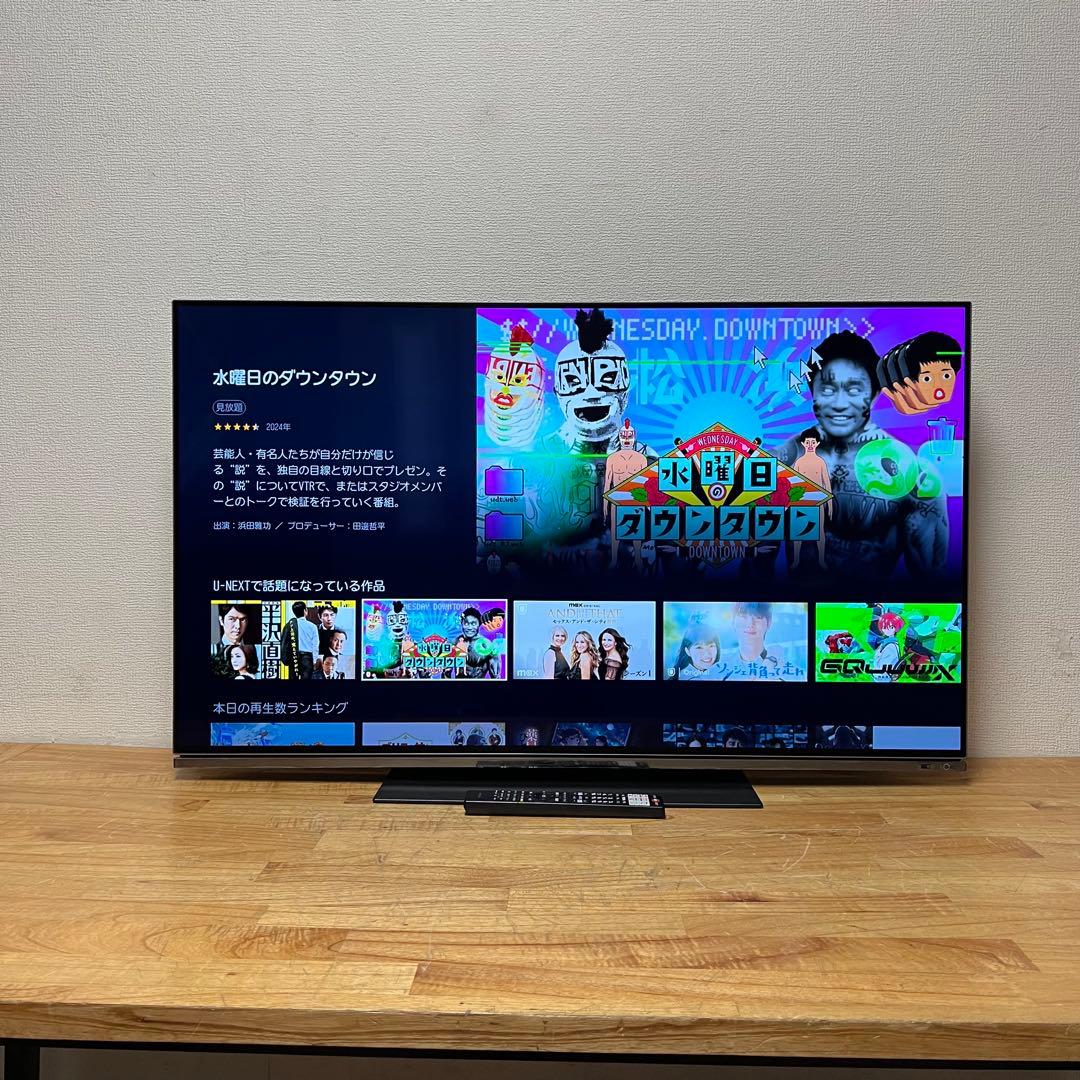 東芝 48V型 4K 有機ELテレビ REGZA 48X8900L 2023年製