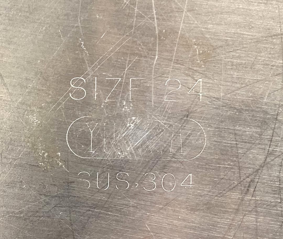 ユキワ 18-8ステンレス 角深型キッチンポット 6個セット 手・目盛・蓋付