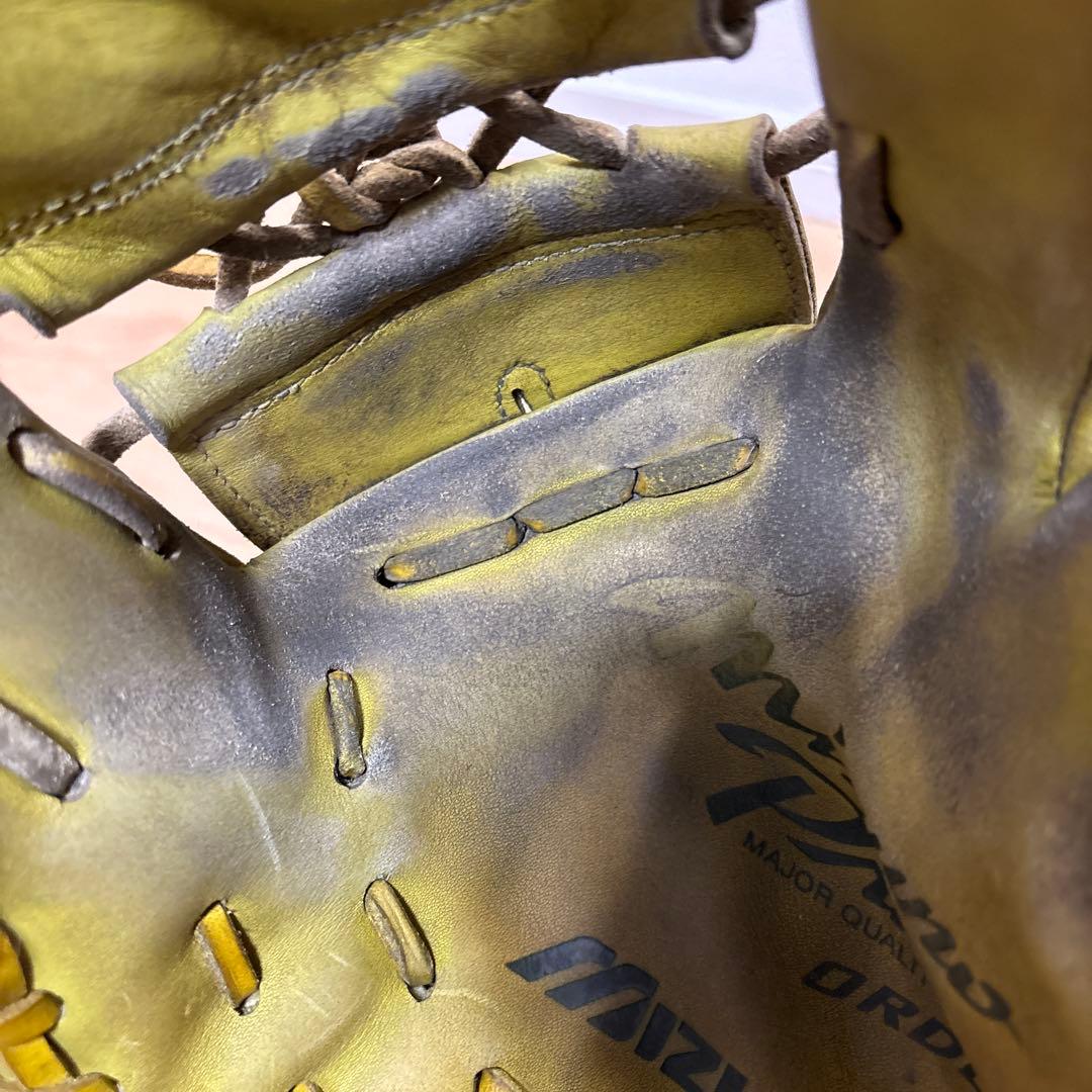 土手ラン　ミズノプロ硬式グローブオーダーピッチャー用