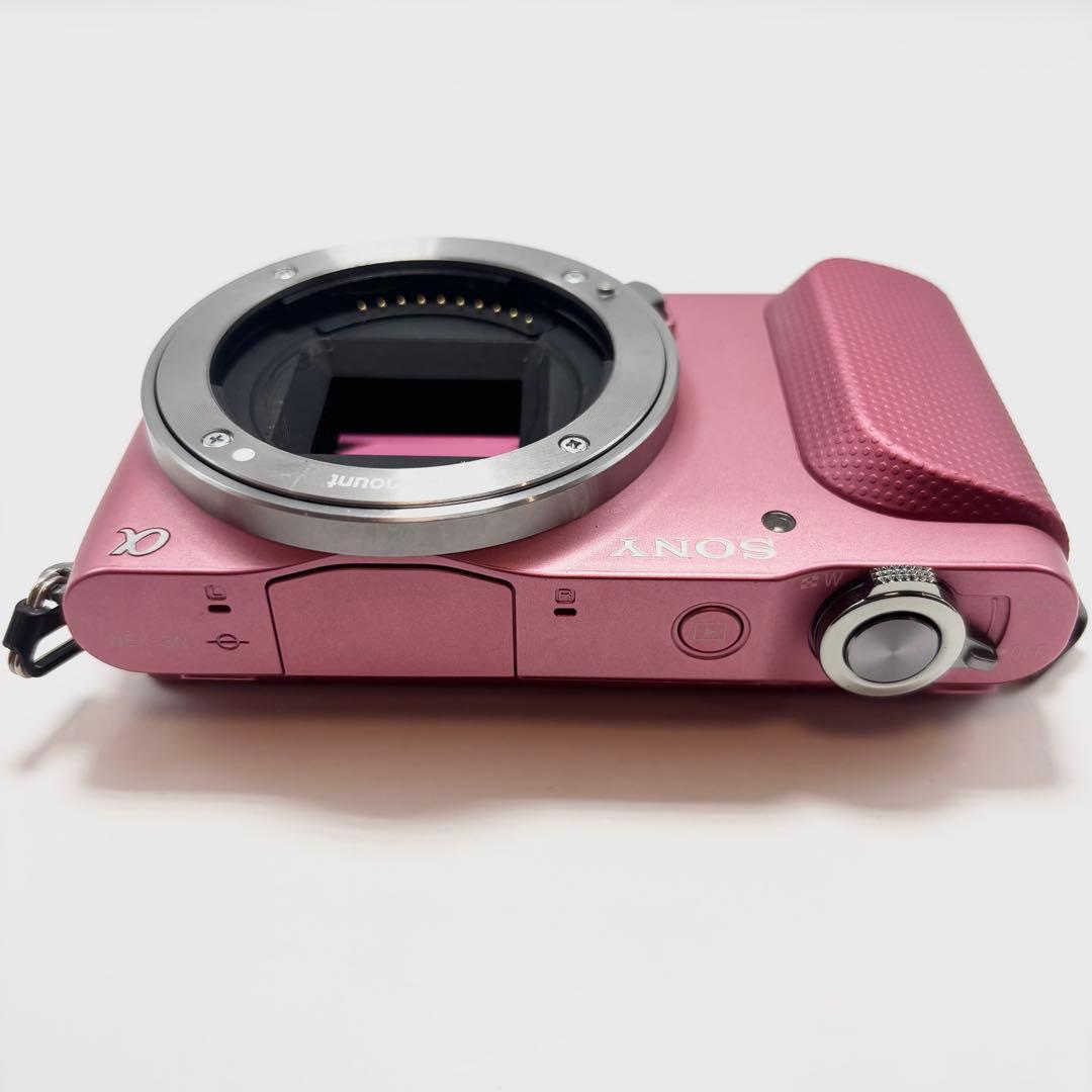 SONY α NEX-3N ピンク ボディ ミラーレス一眼 ジャンク品
