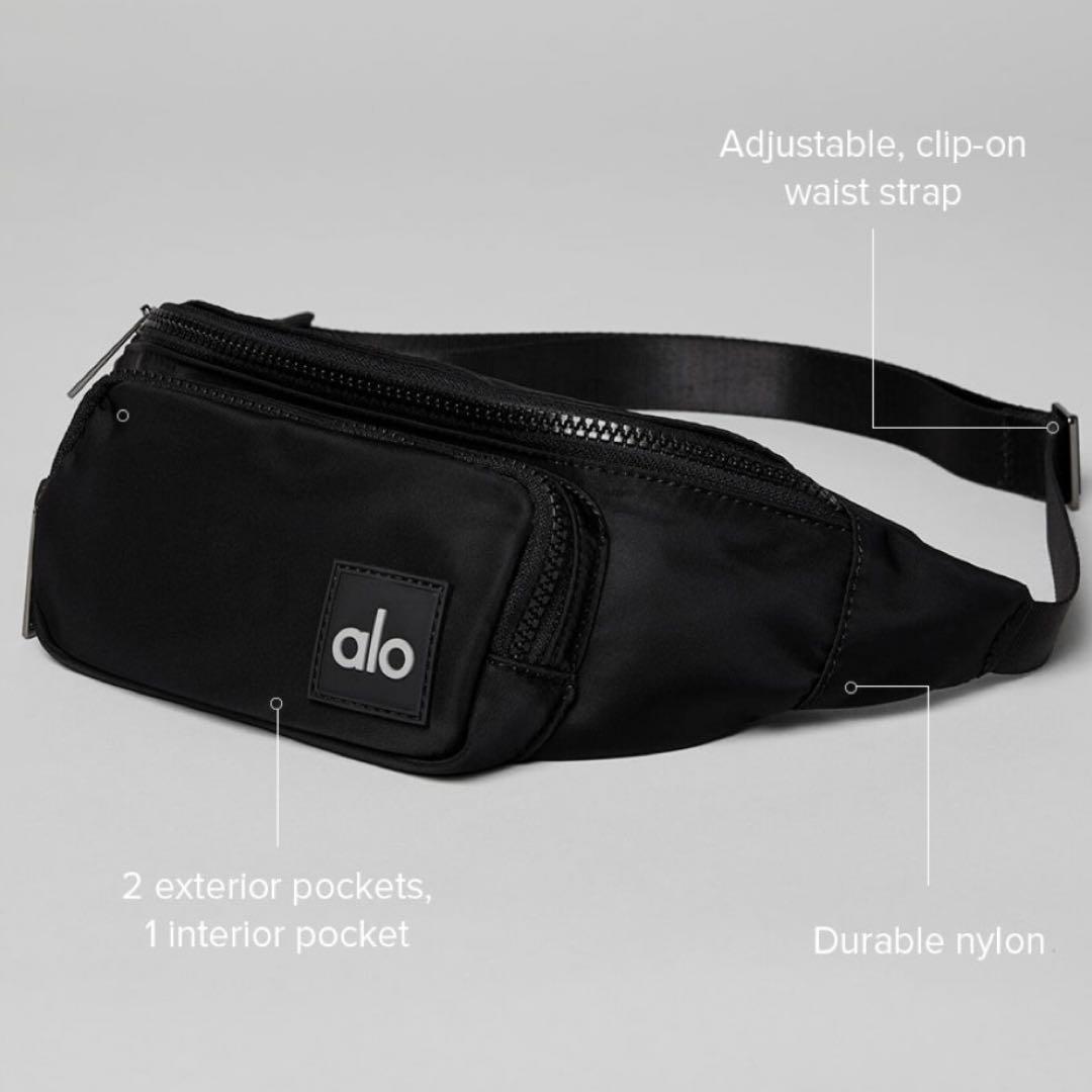 早い者勝ちです‼️alo ボディバッグ・ウエストポーチ ブラック