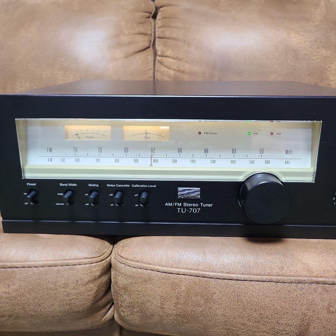 サンスイAM/FM ステレオチューナー TU-707