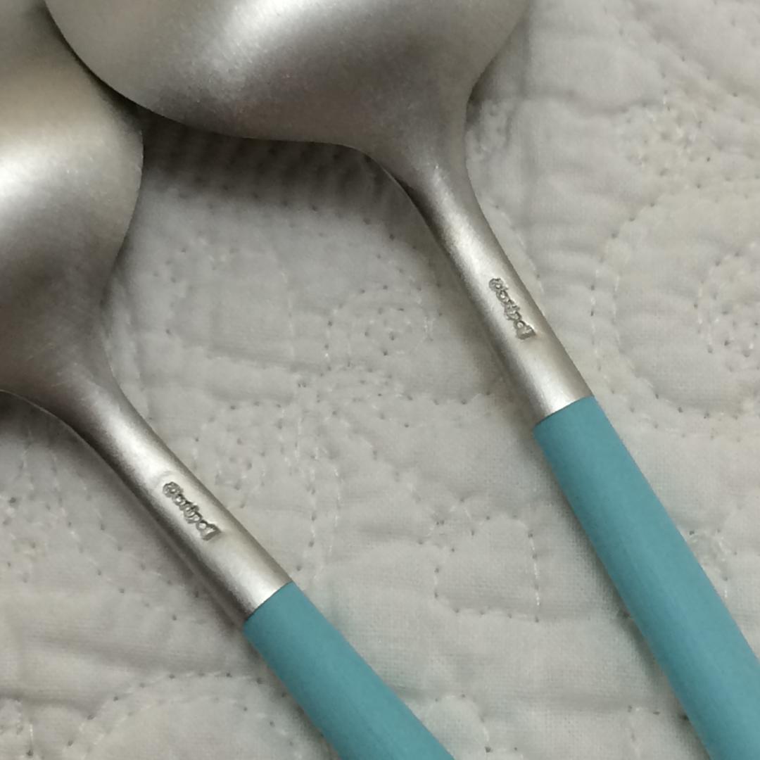 正規品　クチポール　GOA　ターコイズ＆シルバー　ディナー　３種×各２　計６本