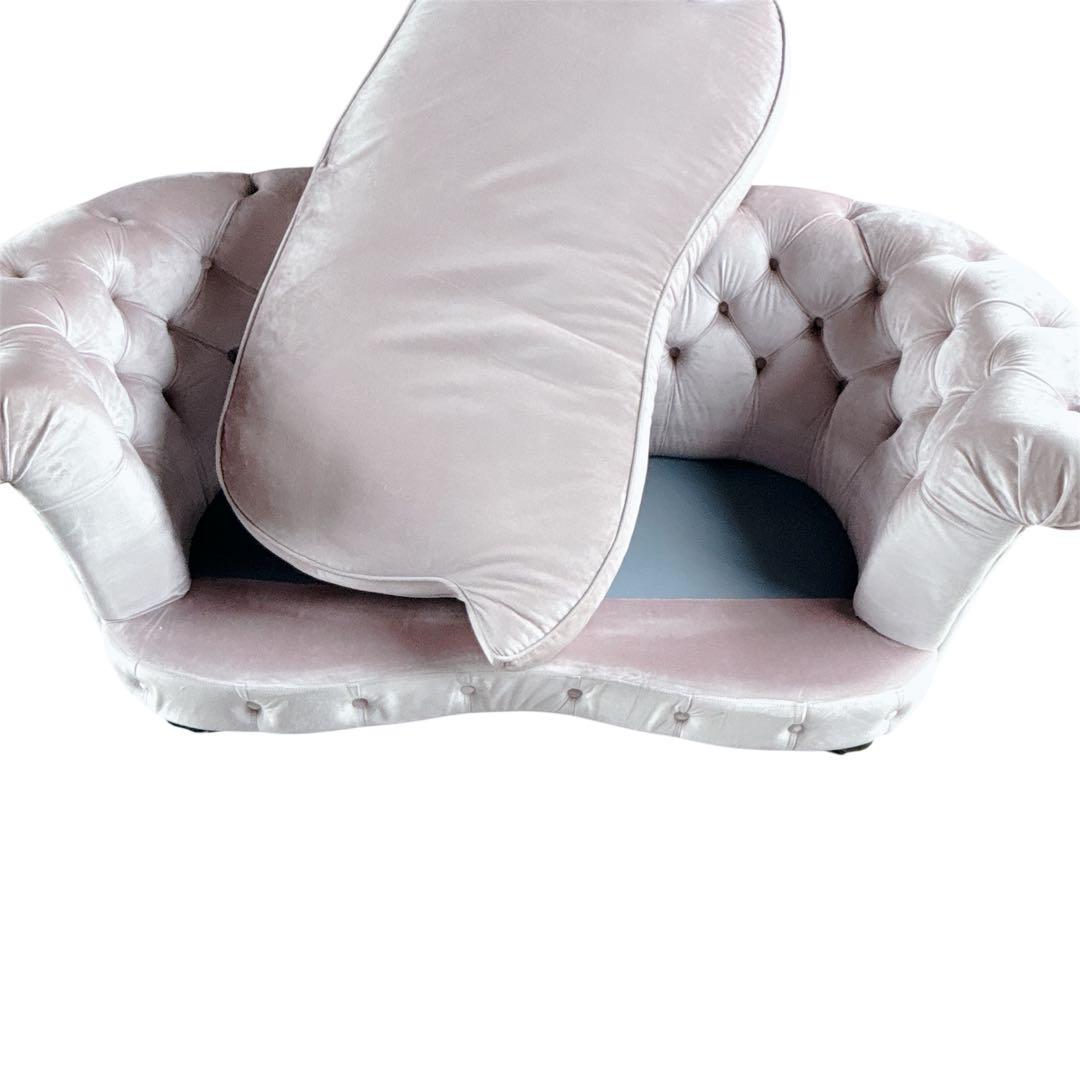 kino Classic Feve 2Pソファ ペールピンク 極美品