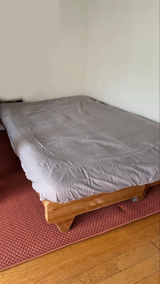 北欧風　木製　ソファベッド　フレーム　布団付きkarup カーラップ