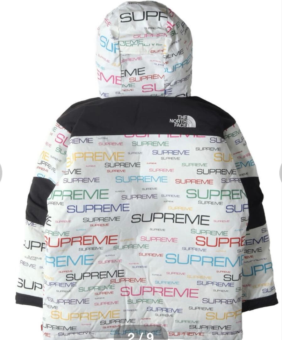 Supreme ダウンジャケット ヌプシホワイト