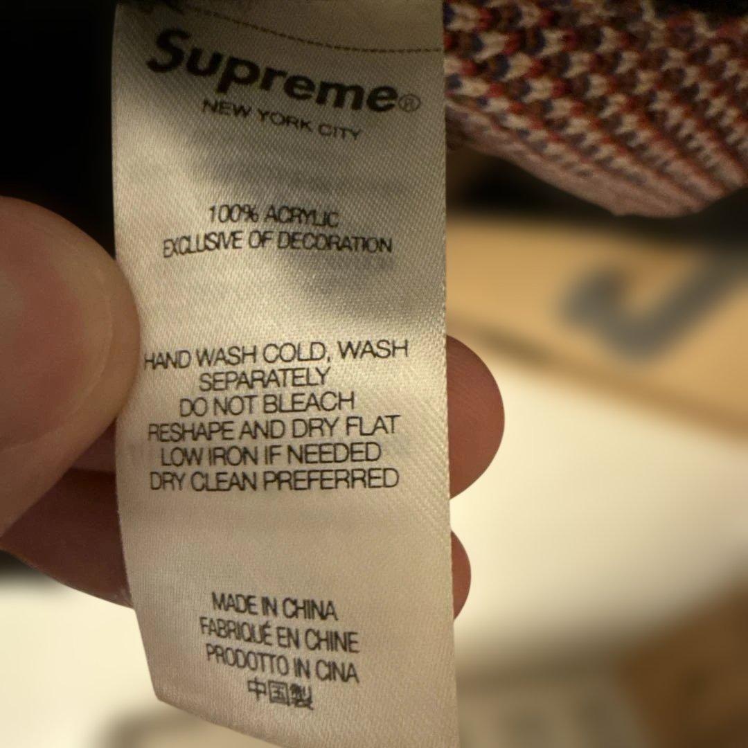 Supreme  White Sweater 黒　XL白雪姫