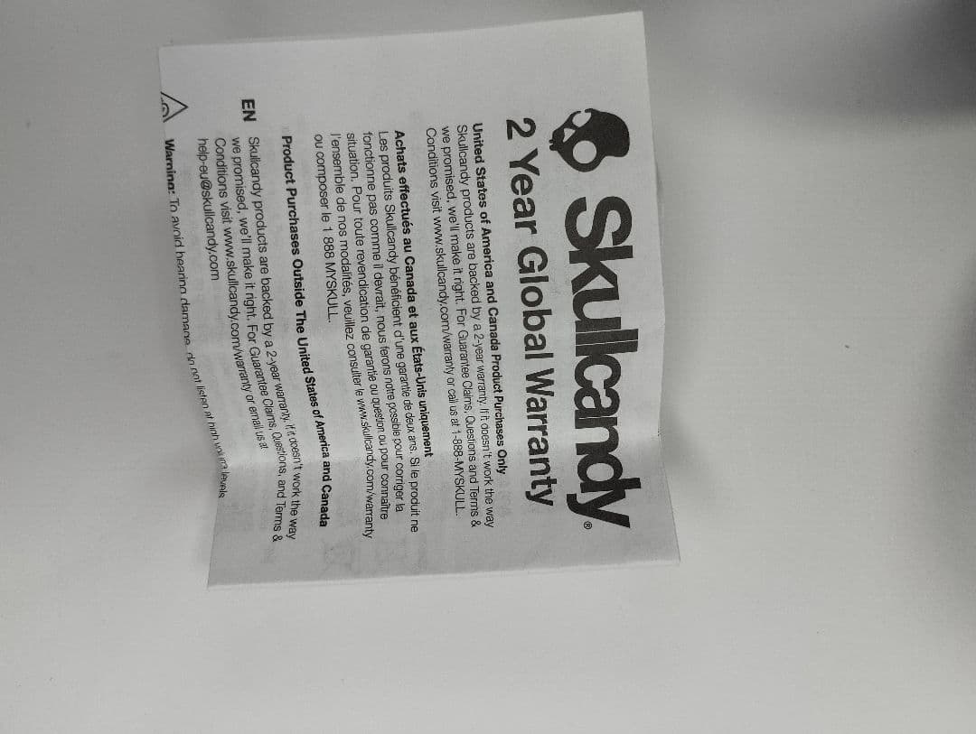 Skullcandy Crusher 360 S6MBW 劣化あり