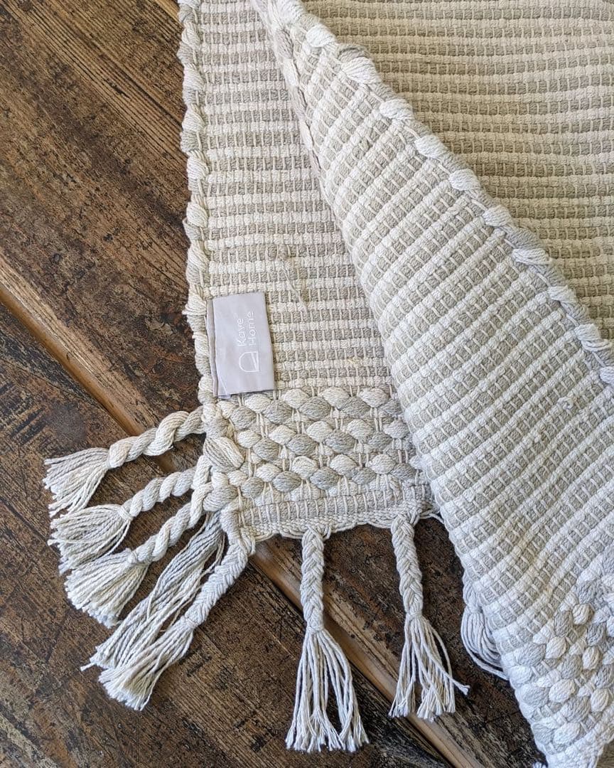 【なな】オーガニックコットン製 ラグ kave 