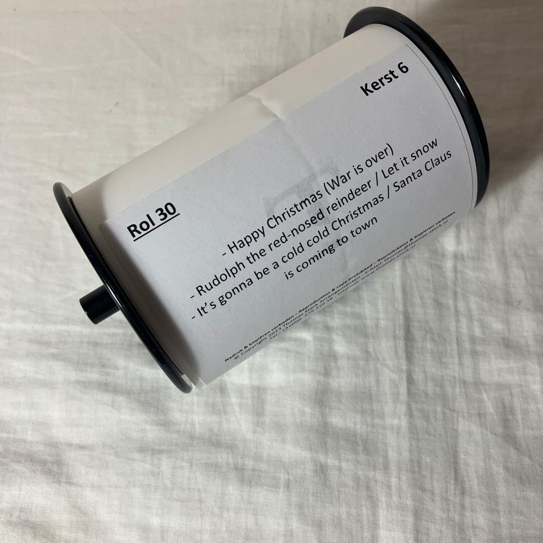 ストリートオルガン ミュージックロール 20音用 クリスマス集