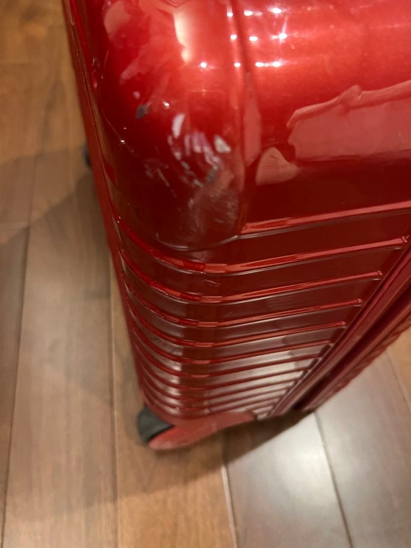 【廃盤 希少】リモワ サルサ 2輪 ビジネストローリー 機内持込可 23L 赤