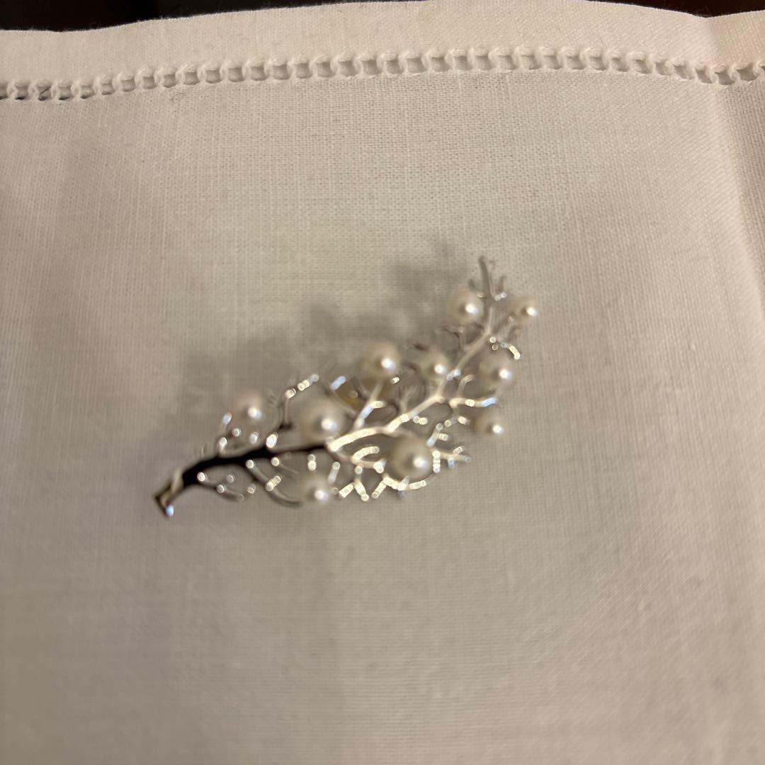 ミキモト パール　ブローチ