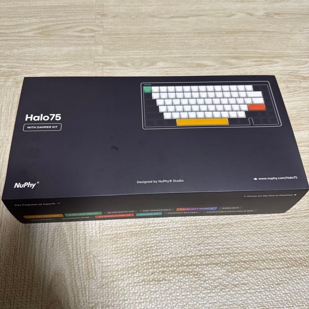 【値段応相談】NuPhy Halo75 超美品・付属品完備