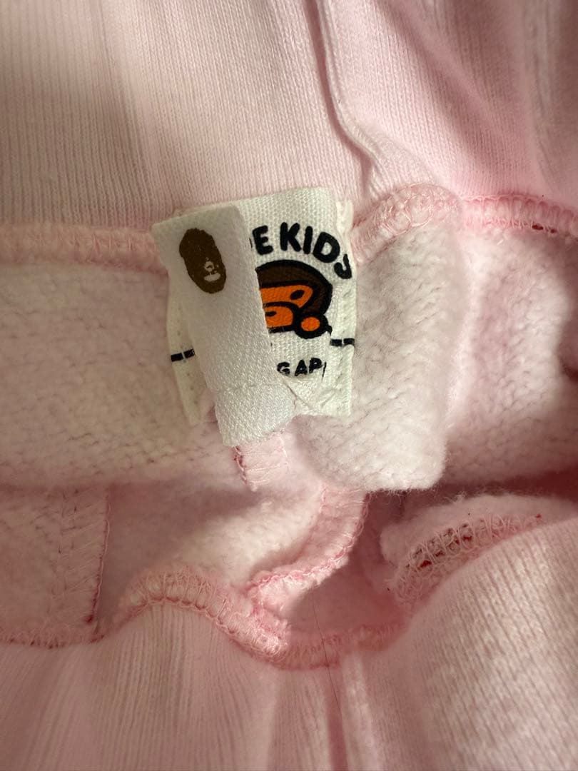 BAPE KIDS 半ズボン 90サイズ ピンク迷彩